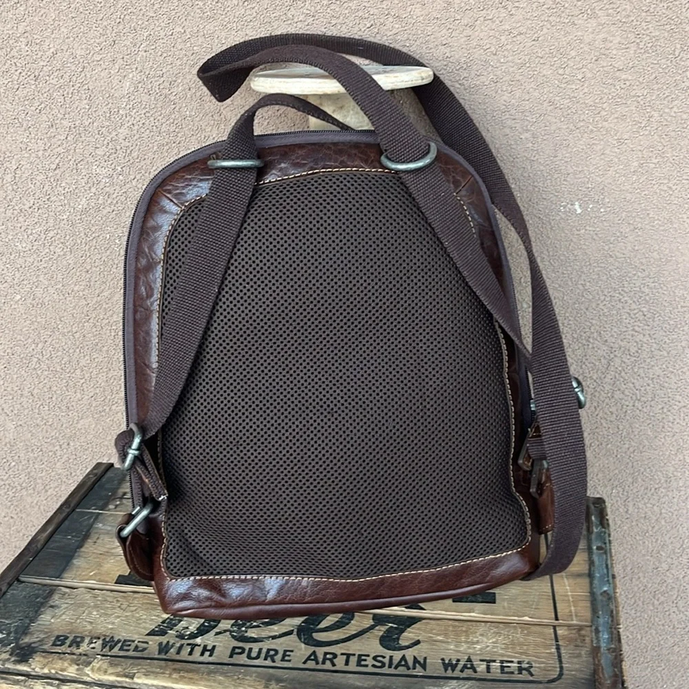 Jack George new never used Brown Leather Crossbody Bag